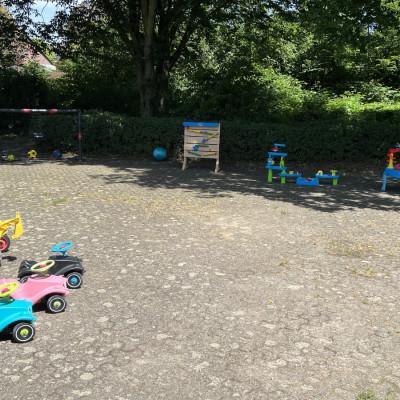 Spielen an der frischen Luft